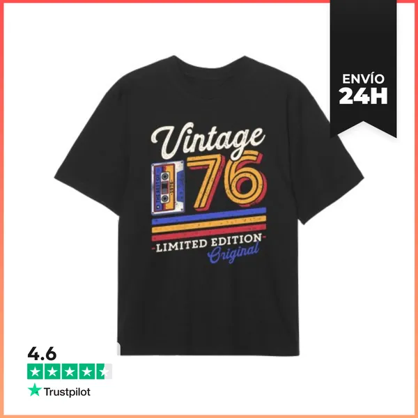 Camiseta Oversize Vintage 1976 LaTostadora