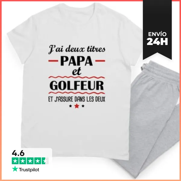 Pijama Papá Golfista Golf Idea De Regalo LaTostadora