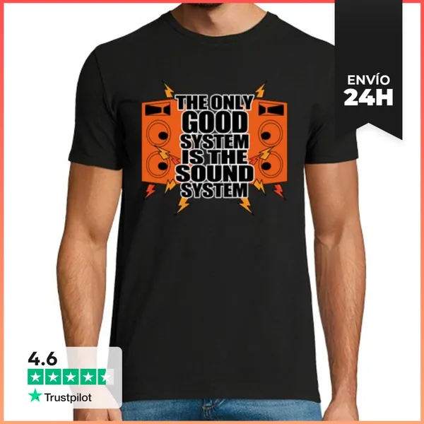 Camiseta Hombre Clásica Soundsystem LaTostadora