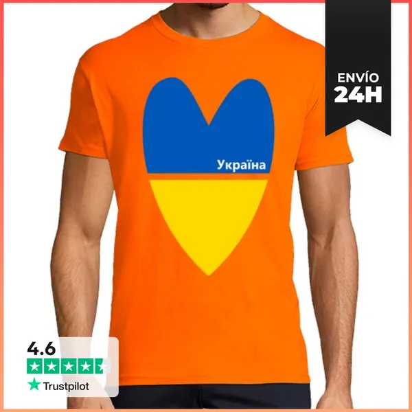 Camiseta Hombre Clásica Ucrania LaTostadora