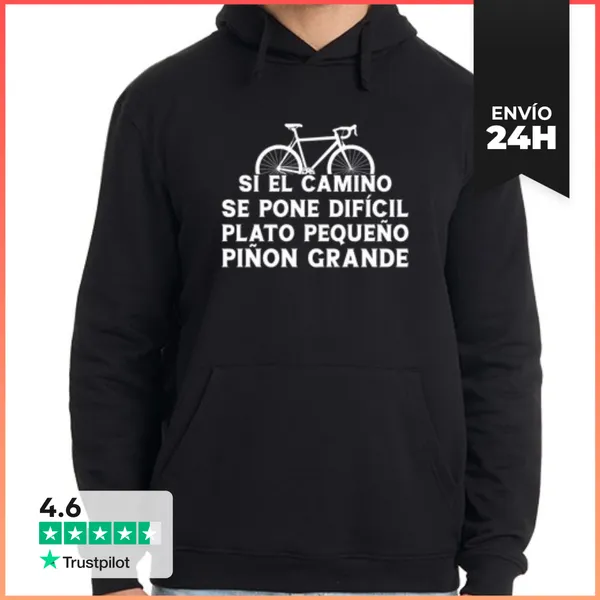 Sudadera Unisex Con Capucha Ciclista Hombres Regalos Bici