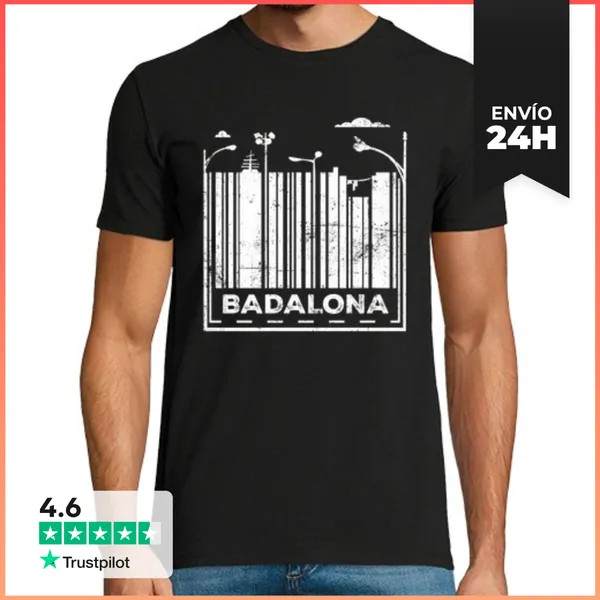 Camiseta Hombre Clásica Made In Badalona LaTostadora