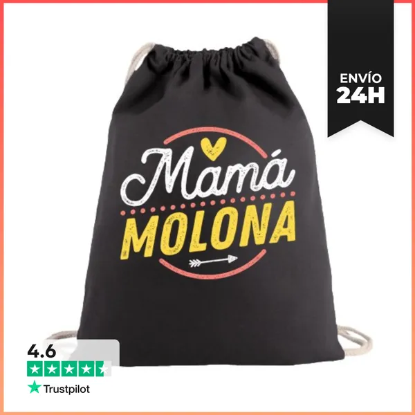 Mochila Saco Con Cuerdas Mamá Molona LaTostadora