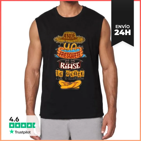 Camiseta Sin Mangas Ande Yo Fresquete LaTostadora