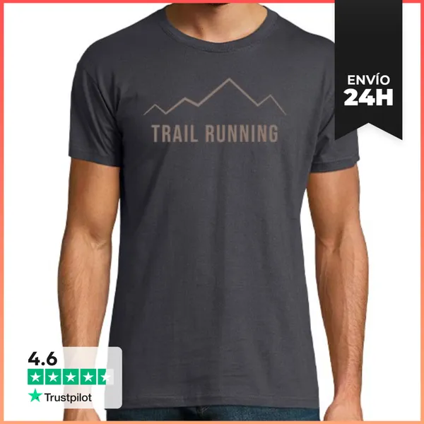 Camiseta Hombre Clásica Trail Running Deporte LaTostadora