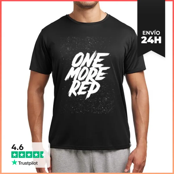Camiseta Deportiva Hombre Camiseta Deportiva ONE MORE REP