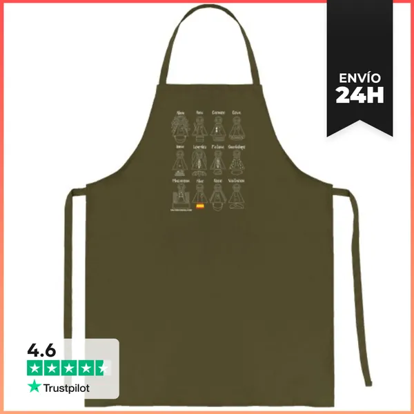 Delantal Virgenes Black LaTostadora