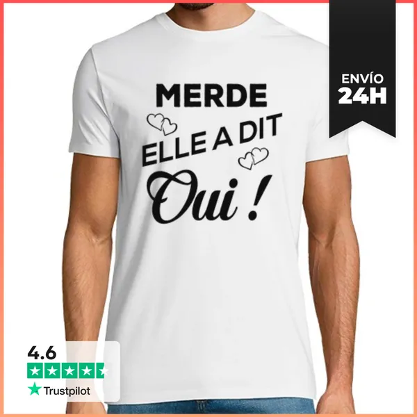 Camiseta Hombre Clásica Mierda Ella Dijo Que Si LaTostadora