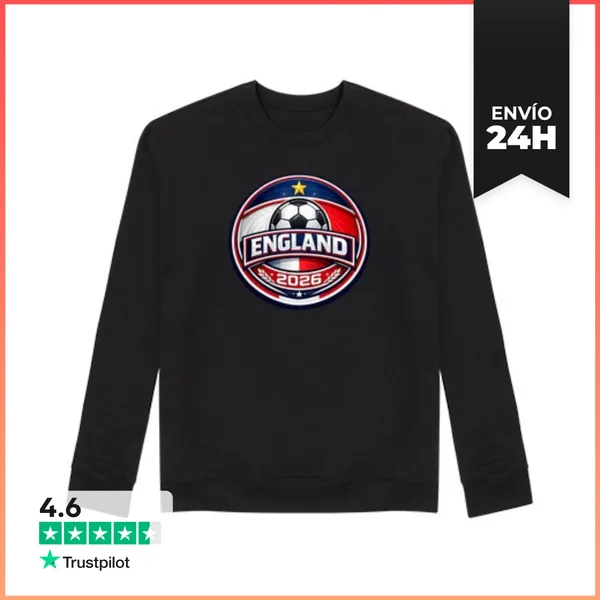Sudadera Unisex Fútbol Inglaterra 2026 LaTostadora