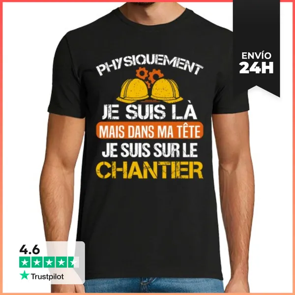 Camiseta Hombre Clásica Humor De La Idea Del Regalo De Los Trab