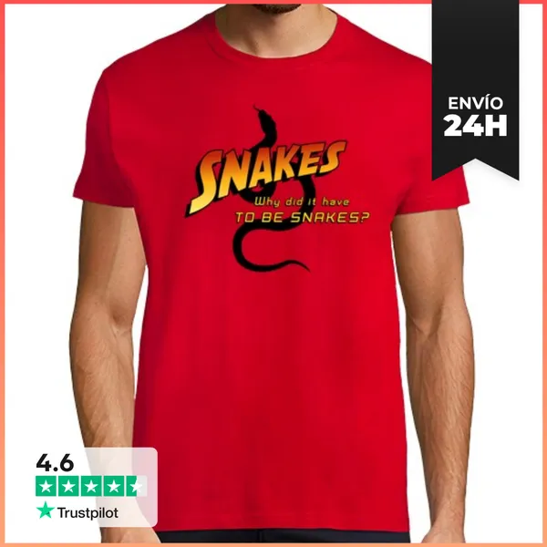 Camiseta Hombre Clásica Snakes LaTostadora