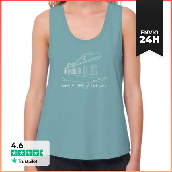 Camiseta Mujer Sin Mangas, Loose Fit Bodega 4 LaTostadora