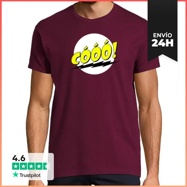 Camiseta Hombre Clásica Camiseta Aragonesa CÓ! LaTostadora