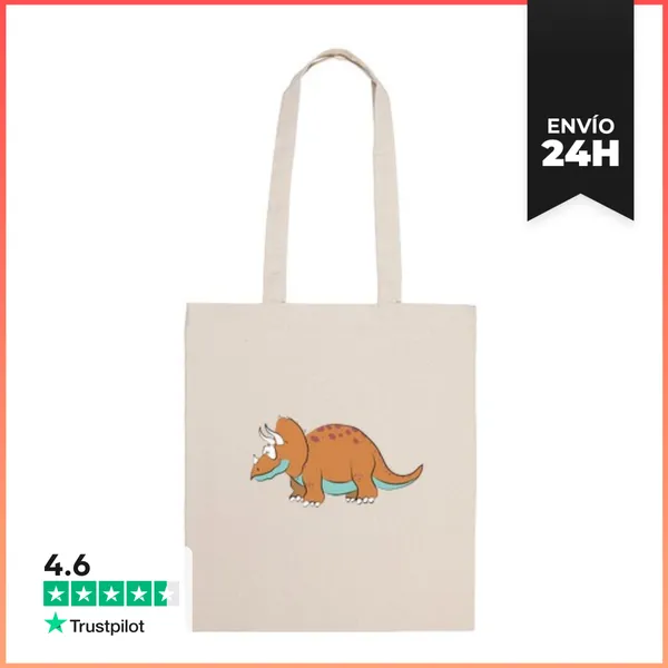 Bolsa De Tela Triceratops LaTostadora
