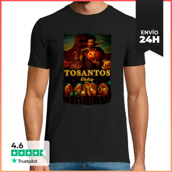 Camiseta Hombre Clásica Tosantos Cádiz LaTostadora