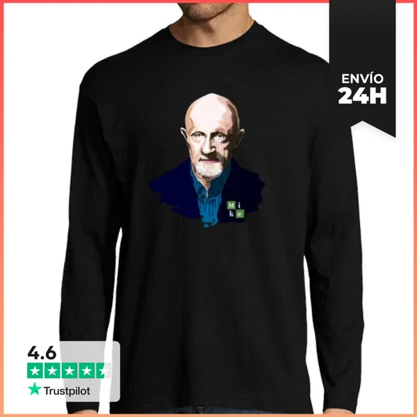 Camiseta Hombre Manga Larga Mike LaTostadora