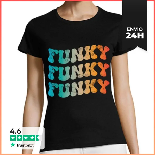 Camiseta Mujer Clásica Funky Vintage LaTostadora