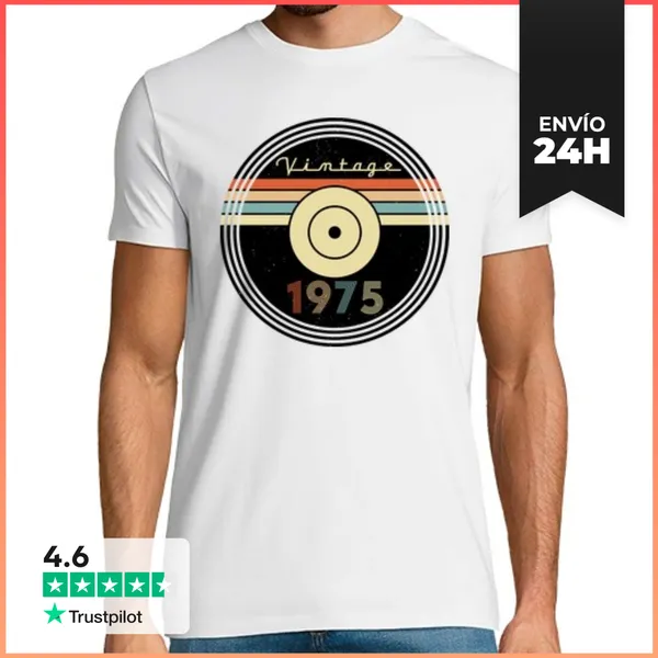Camiseta Hombre Clásica 1975 - Vintage LaTostadora