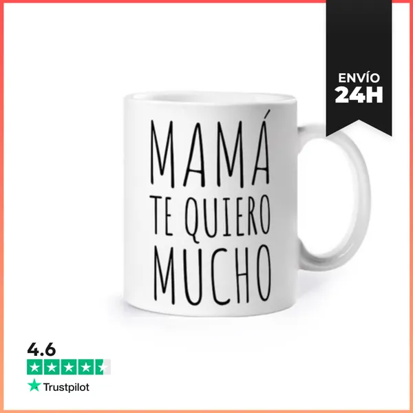 Taza Mamá Te Quiero Mucho LaTostadora