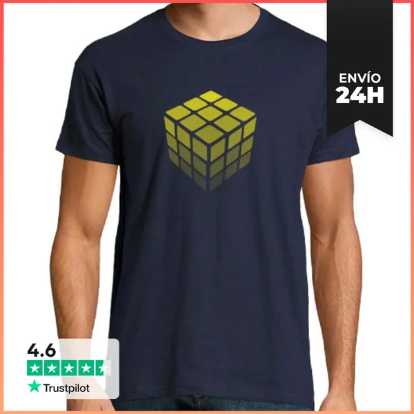Camiseta Hombre Clásica Joke Cube LaTostadora
