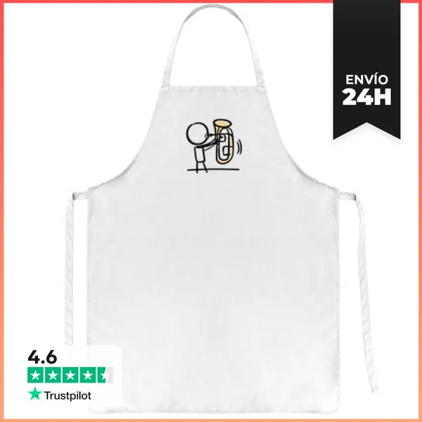 Delantal Bombardino Minimalista LaTostadora