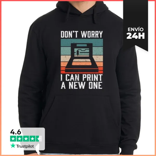 Sudadera Unisex Con Capucha Impresora 3d Retro Vintage