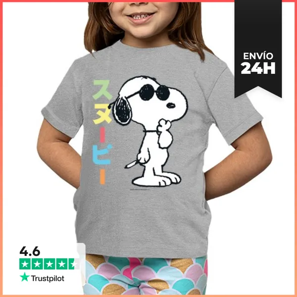 Camiseta Clásica Para Niños Snoopy En Japón LaTostadora