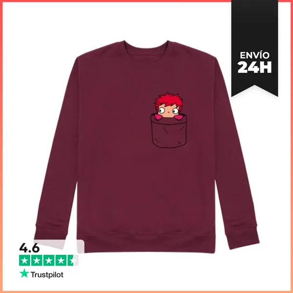 Sudadera Unisex Ponyo In A Pocket LaTostadora