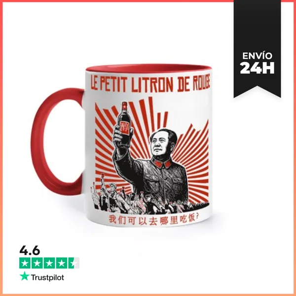 Taza De Colores Le Petit Litron De Rouge LaTostadora