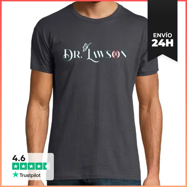 Camiseta Hombre Clásica Hombre, Manga Corta, Gris Ratón, Calidad
