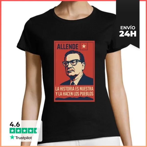 Camiseta Mujer Clásica Salvador Allende LaTostadora