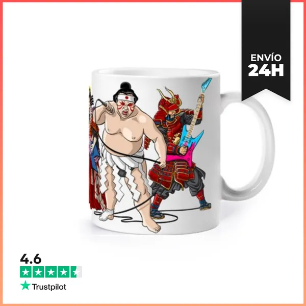 Taza Diseño Los Guerreros Del Rock LaTostadora