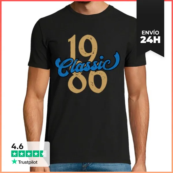Camiseta Hombre Clásica 1986 40 Aniversario LaTostadora