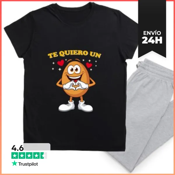 Pijama Te Quiero Un Huevo LaTostadora