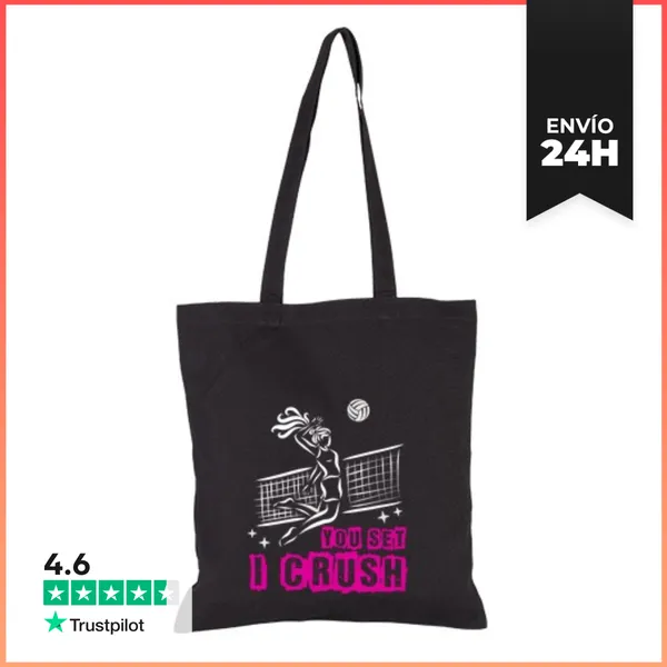 Bolsa De Tela Chica De Voleibol Jugador De Voleibol C LaTostadora