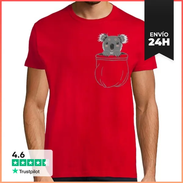 Camiseta Hombre Clásica Koala LaTostadora