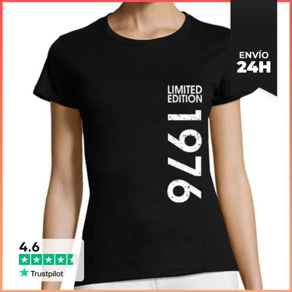 Camiseta Mujer Clásica 1976 Limited-Vertical 000020 LaTostadora