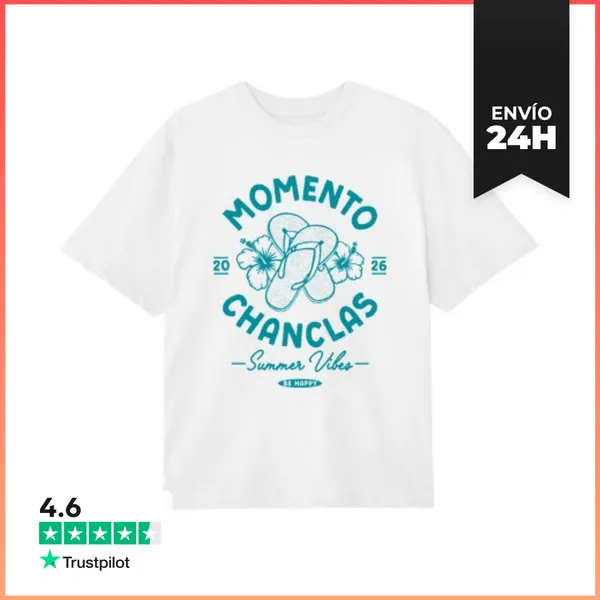 Camiseta Oversize Momento Chanclas LaTostadora