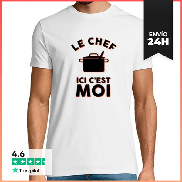 Camiseta Hombre Clásica Yo Soy El Chef LaTostadora