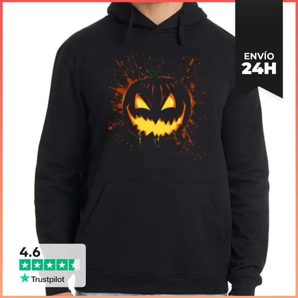Sudadera Unisex Con Capucha Hombre, Jersey Con Capucha, Negro