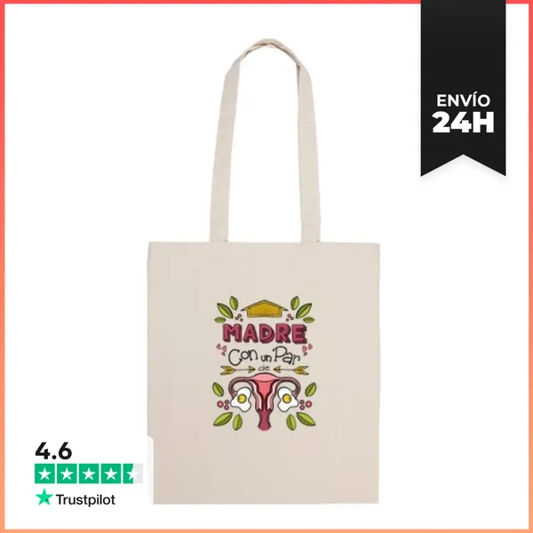 Bolsa De Tela Madre Con Un Par LaTostadora