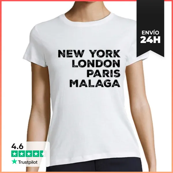Camiseta Mujer Clásica Malaga LaTostadora