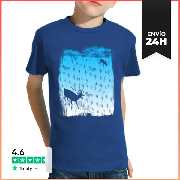 Camiseta Clásica Para Niños Noche De Invierno LaTostadora