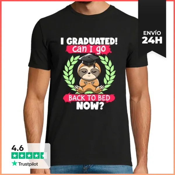 Camiseta Hombre Clásica Gracioso Me Gradué ¿puedo Volver A La C