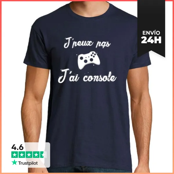 Camiseta Hombre Clásica Jpeux No Consola Xbox Jai LaTostadora