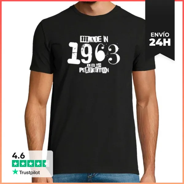 Camiseta Hombre Clásica 1963 KingsOfPacifica Blanco LaTostadora