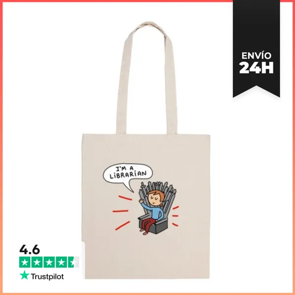 Bolsa De Tela I Am A Librarian LaTostadora