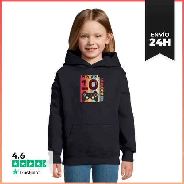 Sudadera Para Niños Con Capucha 10 Aniversario 2016 LaTostadora
