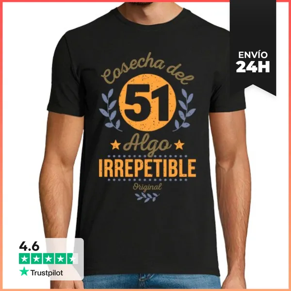 Camiseta Hombre Clásica Cosecha Del 51. Irrepetible LaTostadora