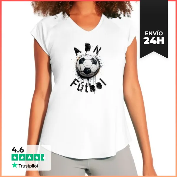 Camiseta Deportiva Mujer ADN Fútbol LaTostadora